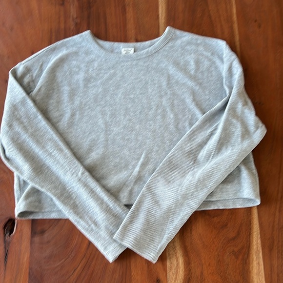 Sunday Best Grey Crop Top - Picture 1 of 3